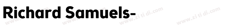 Richard Samuels字体转换